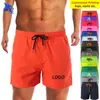 Anpassad sommar snabb torkning strand torr mens mesh foder brädet shorts gym löpning shorts sportkläder botten 240219