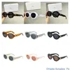 2024 Femmes Lunettes de soleil de designer pour homme rétro Cat-Eye Oval Polygone Ins Shopping Voyage Party Vêtements de mode correspondant 1ULX