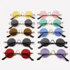 Lunettes de soleil Vintage petites rondes pour femmes et hommes, cercles rétro, lunettes de soleil Hippie en métal, Protection UV400, lunettes Punk tendance