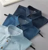 Mode-Accessoire Denim Abnehmbare Kragen für Mann Frau Fake-Kragen Größe L XL XXL blau Klassische Jeans Hemdkragen groß Alle Matc8862100