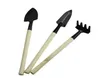 Hem Spade Gardening Tool Set Balcony Homegrown Mini Digging Suits Threepiece Rake Garden Tools Combination5191642