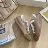 Designer en cuir véritable chaussures décontractées pour les couples mocassins en cuir de luxe femmes tendance baskets respirantes chaussures de couple en cuir givré baskets blanches Casual Shoes