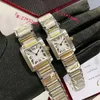 U1 Top-klass AAA Designer Luxury Gold Watch Tank Women Catier Panthere Watches Diamond For Woman Quartz Movement High Quality Montres de Ultra Thin Wristwatch