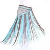 Scen slitage ankomst 13Kolors Belly Dance Clothes Accessories Stretchy Long Tassel Triangle Belt Hand virkning Hip Scarf