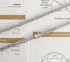 Fresh Item High Quality Hip Hop Bling Bling 925 Sterling Silver 3MM 4MM FlawlessColor Lab Diamond Moissanite Tennis Chain1426266