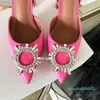 2024 High -heeled Sandals Women's Luxury Designer Party Party Shoes Factory Shoe