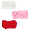 Bandanas 3 Pcs Baby Headbands Born For Girls Toddler Bow Tie Infant Hair Accessory Fabric