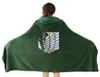 Attack on Titan No Kyojin Survey Corps Blanket with Hooded Wearable Throw Scout Regiment Plus Gifts2206964