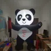 groothandel groothandel 5m / 16.4ftH fabriekslevering opblaasbare panda cartoon dierenballon schattige panda met rode envelop voor buitenreclame evenementfeest