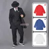 Standaard podiumkleding Popping Suit jas herensluitende prestatiekleding Lange lengte Hiphop Arena Kledingstuk mechanisch dansuniform MAN