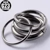 G23 шарнирное сегментное кольцо серебряного цвета, перегородка, кликер, нос, губы, соски, ушной хрящ, пирсинг козелка, ювелирные изделия 240127