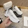 Chan C Femmes Luxury Sneakers L'entraîneur plat en cuir de haute qualité