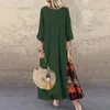 Robes de soirée Robe Vintage d'été pour femmes, longue, ample, mode décontractée, vêtements élégants, vêtements Streetwear