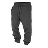 Calças masculinas moda sólida calças esportivas hip hop tendência bolsos respirável sweatpants para homem primavera outono ropa hombre