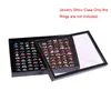 100 Slots Rings Display Stand Storage Box Ring Box Jewelry Organizer Holder Show Case Casket #228405 240122