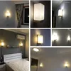 Wall Lamps Modern Wooden LED Lamp E26 E27 Bulb Lights Frosted Glass For Home Living Room Hallway Bedroom