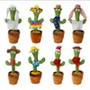 Novelty Games Toys Dancing Talking Singing Cactus Stuffed Plush Toy Electronic with Song Potted Toy For kids and Adu4526212