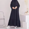 Ubranie etniczne Ramadan Eid Hooded Abaya Dubai Turcja muzułmanin One Piece modlitwa Hidżab Długa Khimar Abayas dla kobiet Islamski Niqab