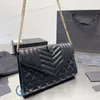 5A Designer Woc Enveloppe sac femme chaîne d'épaule sac à main portefeuille original boîte en cuir véritable bandoulière messager soirée mini sacs