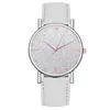 2020 Topmerk Hoge Kwaliteit Strass Dames Dames Eenvoudige Horloges Kunstleer Analoog Quartz Horloge Klok Saat Gift1282p