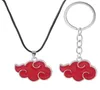 Anime organisation nuage rouge Logo symbole alliage porte-clés porte-clés porte-clés pendentif collier chaîne bijoux accessoires 3110571