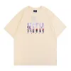 Kith Mens Design T-shirt printemps été 3color thes Vacation Sleeve Letters décontractés d'impression Tops Taille S-xxl