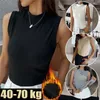 Camisoles réservoirs sous-vêtements thermiques femmes peluche fronde gilet Lingerie chaud sans manches débardeurs vêtements intérieurs vêtements d'hiver intimes