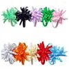 Hårtillbehör Barn Hoop med Curl Tassel Ribbons Korker Bows Flowers Hairband Plastiska pannband Girl's School Corker Head Bands PD009