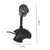 Microphones portables Streaming Gaming Karaoke Mini Mic USB Condensateur Microphone d'enregistrement omnidirectionnel pour ordinateur portable