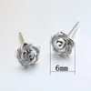 Ohrstecker Blume Für Frauen Mode Ohren 2024 Schmuck Weibliche Körper Zubehör Einfache Stil Geschenke Party Dekorationen