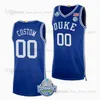 NCAA Custom S-6XL Duke Blue College Devils Баскетбол 30 Трикотажные изделия Кайла Филиповски 5 Тайриз Проктор 3 Джереми Роуч 0 Джаред Маккейн 25 Марк Митчелл 1 Фостер 15 Райан Янг