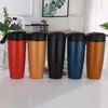 Vattenflaskor Creative Thermal Cup Safe Tumbler Mug Double-Layer Round Mouth Sealed Ceramics Liner Vakuum