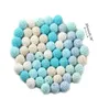 Pacifiers 60Pcs 20mm Chunky Round Crochet Wooden Beads Baby Teether Nursing Making Crafts9179879