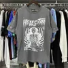 T-shirts à manches courtes pour hommes et femmes, Streetwear de haute qualité, Hip Hop, à la mode, Hellstarshort 450