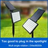 Lawn Lamps LED Solar Automatic Switch Light Waterproof Outdoor Garden Stakes Spotlight Yard Art For Home Courtyard Decoration270W