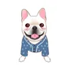 Chihuahua denim camisa roupas para cães pequenos roupas bulldog francês jaqueta para yorkies traje pug vestuário pc0631 240123