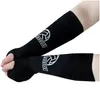 Wrist Support 2Pcs Volleyball Arm Sleeves Thumb Hole Design Super Soft High Elastic Breathable Forearm Padded Drop Delivery Sports Out Otirv