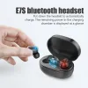 E7S TWS Trådlösa hörlurar Bluetooth Earphones Bass Headset med Mic Sport Noise Refering Earbuds för Xiaomi Redmi iPhone TWS trådlösa hörlurar