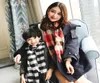 2019 Plaid Scarf Children Winter Shawls warm foulard for child Cashmere Neck Wraps Unisex Retro Lattice echarpe Kids Scarves bufan8097408