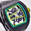 RM Wrist Watch Pilot Watch RMWatches Wristwatch RM61-01 Men's Series Yohan Blake Runway Black Ceramic Men's Watch