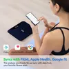 anyloop Balance intelligente pour poids corporel, balance numérique avec IMC, graisse corporelle, masse musculaire 13 mesures, synchronisation des données de balance de salle de bain numérique avec application de fitness