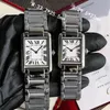 U1 Top-Klasse AAA Designer Luxus Gold Uhr Tank Frauen Catier Panthere Uhren Diamant Für Frau Quarzwerk Hohe Qualität Montres De Ultra Dünne Armbanduhr