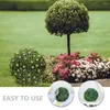 Dekorativa blommor Artificial Plant Topiary Ball Support Cage Plastic Trelli Green Grass Sphere Frame Rack Wreath Flower Shelf Holder Home