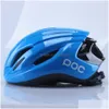 Cycling Helmets Poc Raceday Mtb Road Helmet Style Outdoor Sports Men Tralight Aero Safely Cap Capacete Ciclismo Bicycle Mountain Bike Dhwnz
