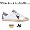Gold Goose Shoes Sneakers Womens Shoes Leopard Mens Blue Glitter Black White Glitter Silver Pink Dirty Outdoor 3025 9263 7527 7658