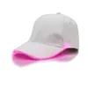 Ball Caps Party Hap Hip-Hop Baseball Club Cap oświetlony opaska na głowę LED Glow Sports