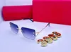 Summer Högkvalitativ kvinnors solglasögon överdimensionerade platta Top Ladies Sun Glasses Chain Women Square Frames Fashion Designer med förpackningslådor 3083