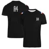 T-shirt da uomo Summer Racing A4 Uomo 3D Custom Team Maglia nera 2024 Moda Streetwear Top a manica corta oversize