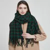 Scarves 1 Pack Women'S Scarf Women Fall Winter Classic Tassel Plaid Warm Soft Chunky Large Blanket Wrap Shawl