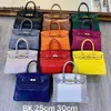 Designer Handbag Handmade Trick Crocodile Pattern Platinum Bag Can Diy 2024 New European and American Fashion Big Commuter Versatile Have Logo Ysf7